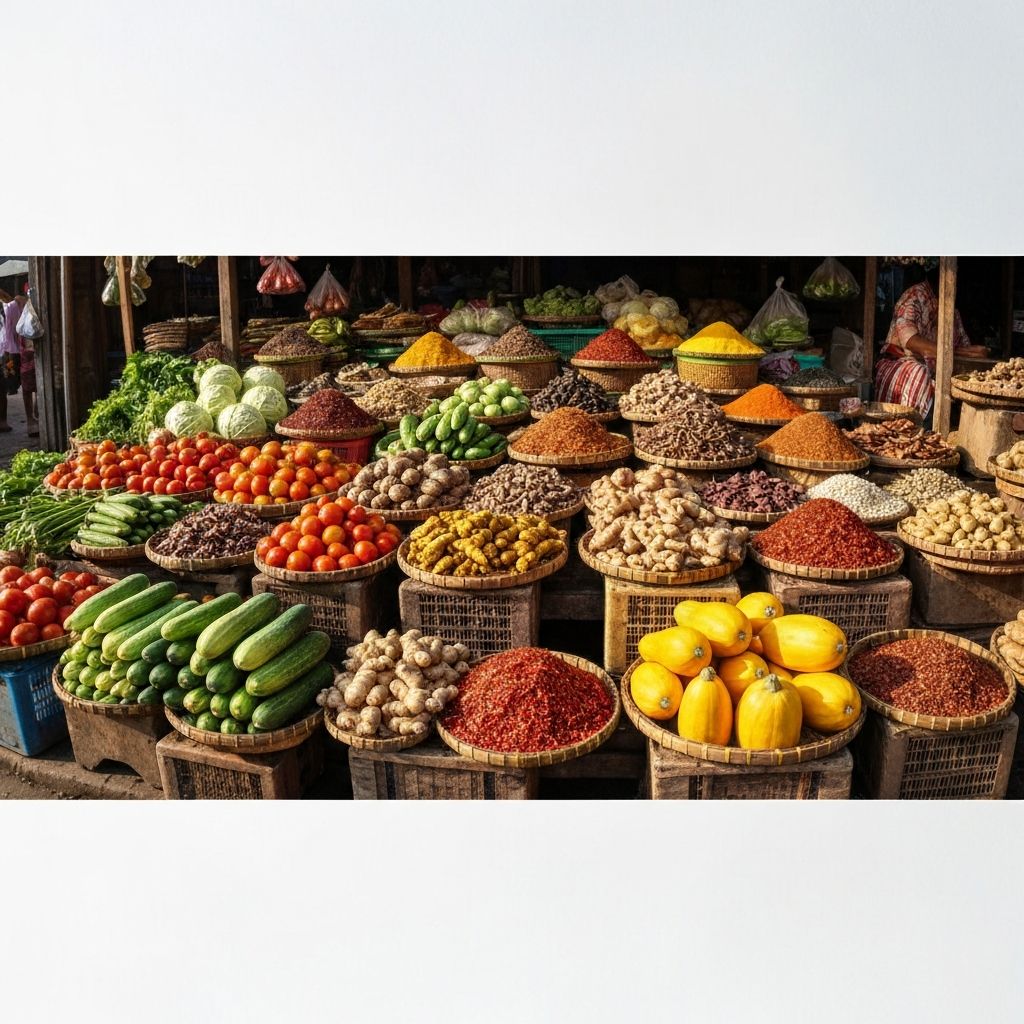Traditional Javanese market