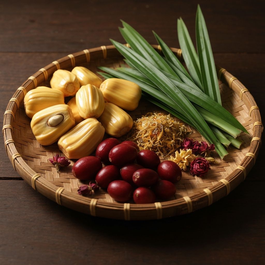 Java herbs and dried compounds